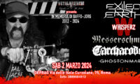 Sabato 2 Marzo Messerschmitt live@Defrag “In memoria di Baffo Jorg 2012-2024”