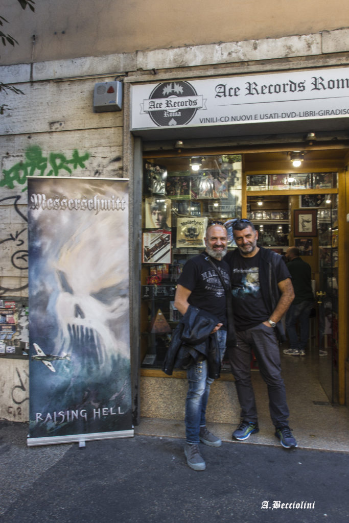 Presentazione nuovo CD Messerschmitt Raising hell presso Ace Records