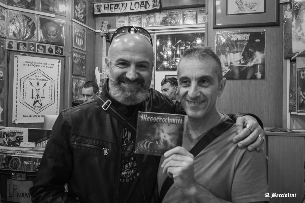 Presentazione nuovo CD Messerschmitt Raising hell presso Ace Records