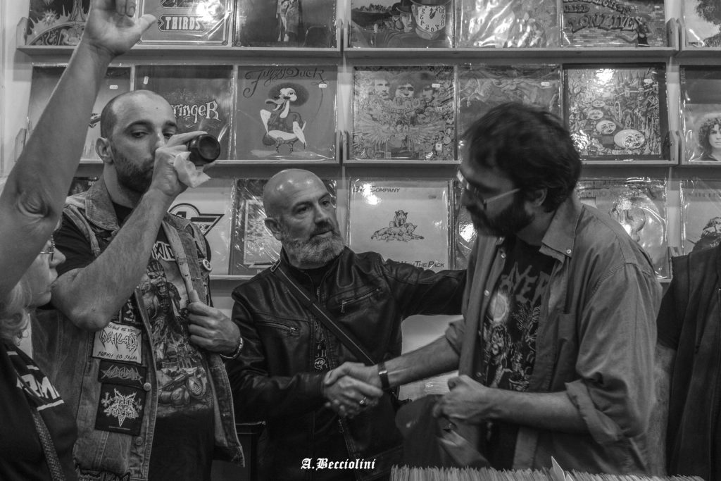 Presentazione nuovo CD Messerschmitt Raising hell presso Ace Records