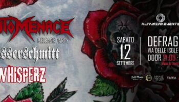 Sabato 12 settembre 2026 – Messerschmitt Live@Defrag