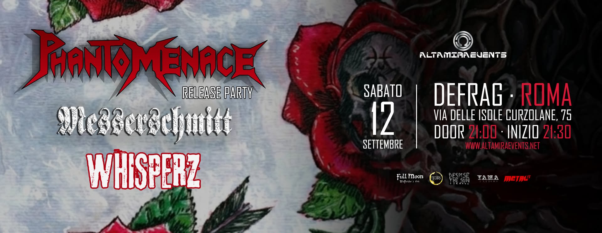 Sabato 12 settembre 2026 – Messerschmitt Live@Defrag
